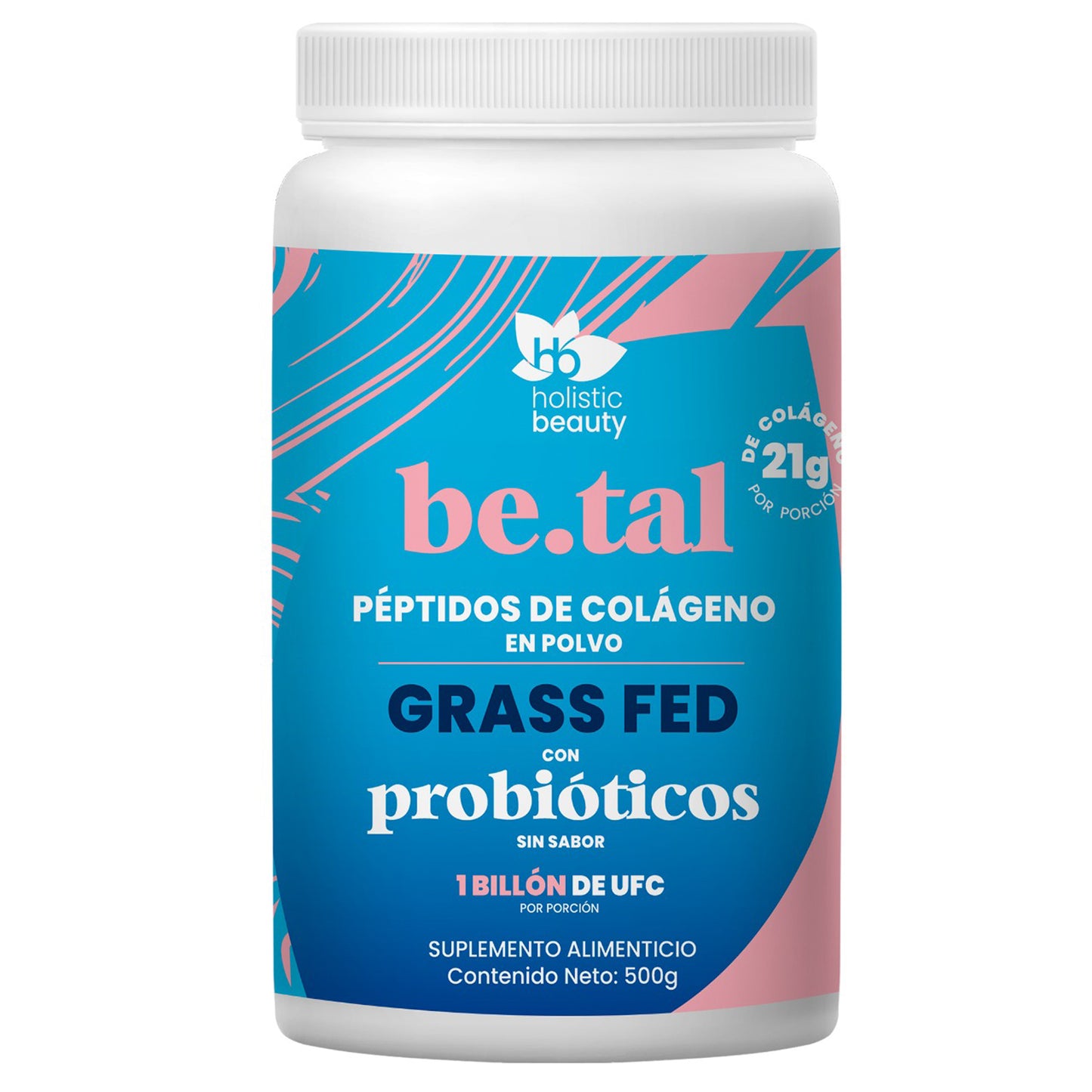 Colágeno adicionado con Probióticos de 500 g | Beauty Drinks | Holistic Beauty®