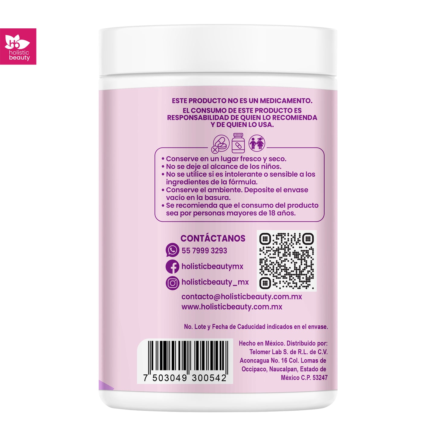 intima.support | Suplemento probiótico para la salud vaginal | 60 cápsulas