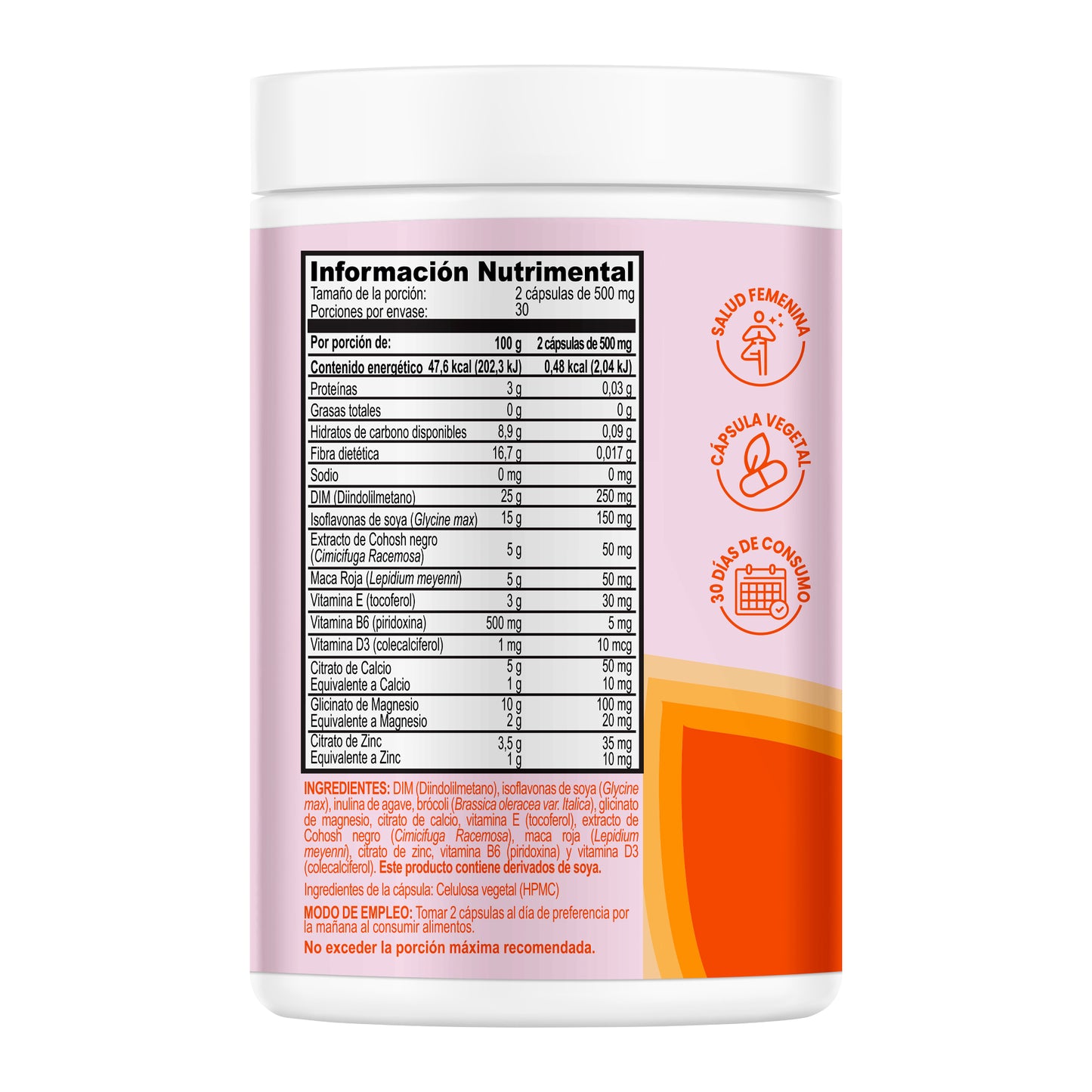 meno.support | Suplemento natural para la menopausia | 60 cápsulas