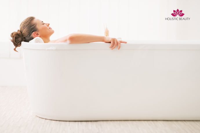 Baño Relajante con Aceite Esencial de Lavanda