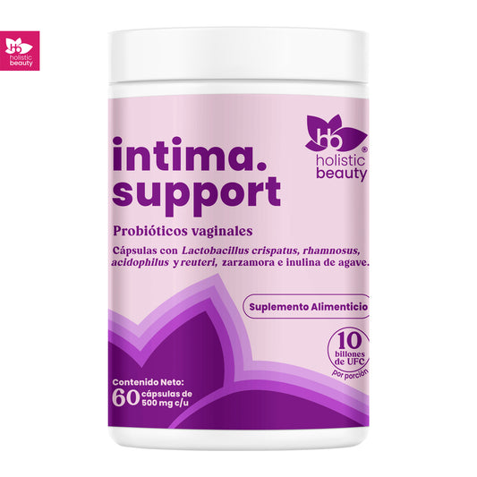 intima.support | Suplemento probiótico para la salud vaginal | 60 cápsulas