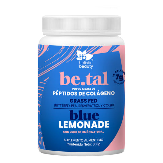 Péptidos de Colágeno en Polvo sabor Blue Lemonade de 300 g | Beauty Drinks | Holistic Beauty®