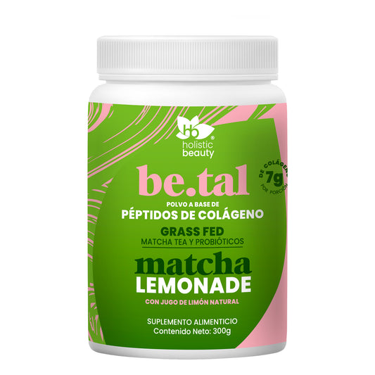 Péptidos de Colágeno en Polvo sabor Matcha Lemonade de 300 g | Beauty Drinks | Holistic Beauty®