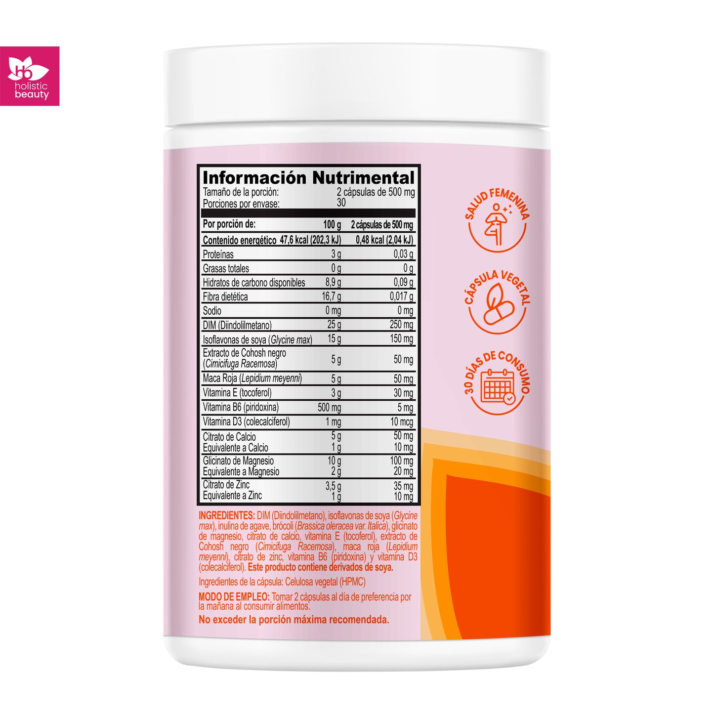 meno.support | Suplemento natural para la menopausia | 60 cápsulas