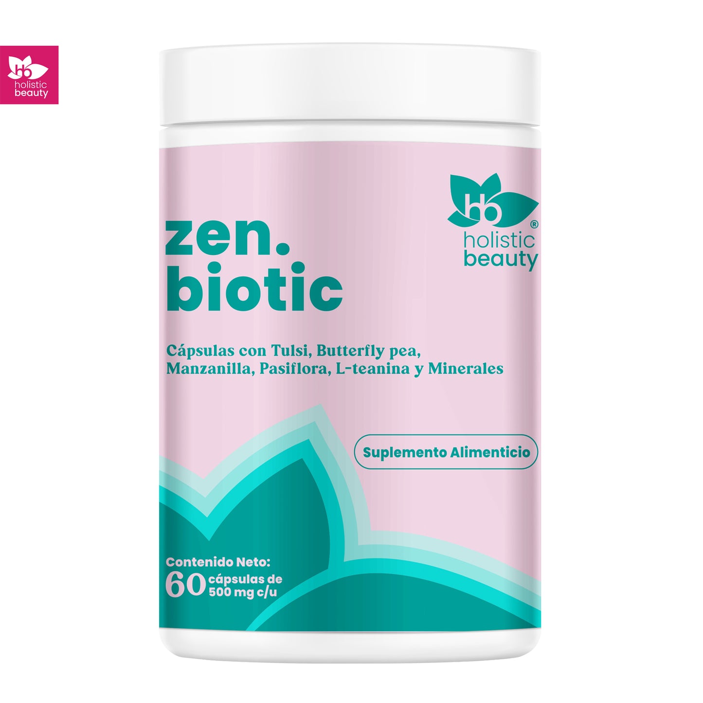 zen.biotic | Suplemento natural contra el estrés y el cortisol | 60 cápsulas