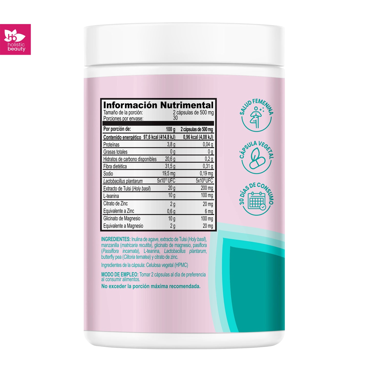 zen.biotic | Suplemento natural contra el estrés y el cortisol | 60 cápsulas